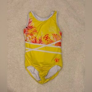 Sylvia P Sun Beam Leotard, size 12.